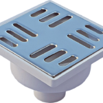 Sifon Pardoseala cu iesire verticala de 32, colector, cu gratar inox 100x100